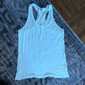 T Alexander Wang Racerback Tank in baby blue